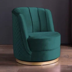 Wohnzimmer Sessel*Pharao24 Samt Sessel Lontrain