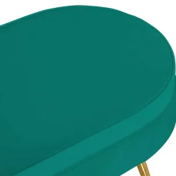 Sitzhocker*Pharao24 Samt Sitzhocker Belania