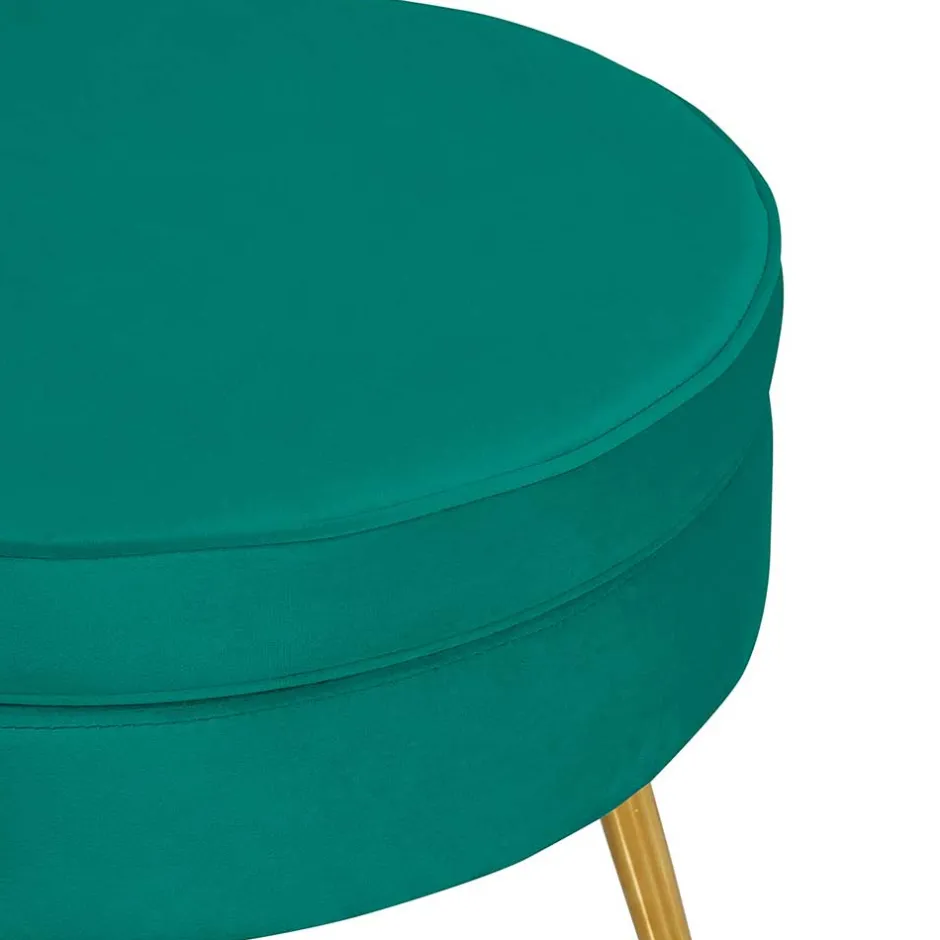 Sitzhocker*Pharao24 Samt Sitzhocker Golatas