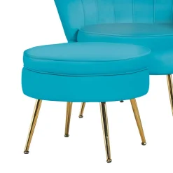 Pharao24 Samt Sitzhocker Mimdos><noscript><img width=