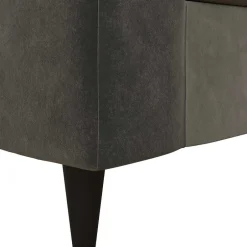 Pharao24 Samt Sofa grau Alfons><noscript><img width=