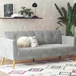 Pharao24 Samt Sofa Ryano> 3 Sitzer Sofa