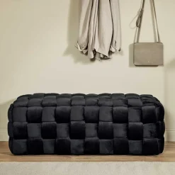 Pharao24 Samt Stoffbank Costian> Polsterbänke|Schlafzimmerbänke