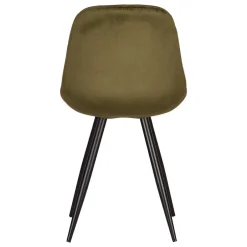 Küchenstühle|Esszimmerstühle*Pharao24 Samt Stuhl Oliv Set Montone