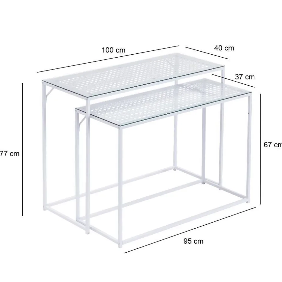 Telefontische|Glastische*Pharao24 Satztisch Nastasia