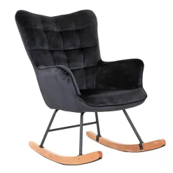 Wohnzimmer Sessel*Pharao24 Schaukelsessel Ayla