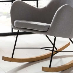 Wohnzimmer Sessel*Pharao24 Schaukelsessel Brownie