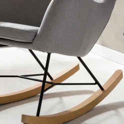 Wohnzimmer Sessel*Pharao24 Schaukelsessel Brownie