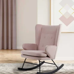 Ohrensessel*Pharao24 Schaukelstuhl Colora