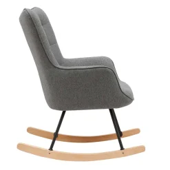 Wohnzimmer Sessel*Pharao24 Schaukelstuhl Lizias