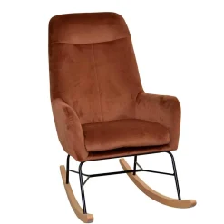 Pharao24 Schaukelstuhl Samt Viborg> Wohnzimmer Sessel