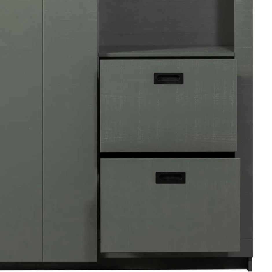 Pharao24 Schiebetüren Schrank Makimona> Wohnzimmervitrinen|Massivholz Schränke