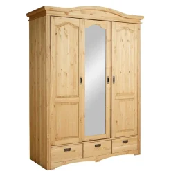 Massivholzmöbel|Massivholz Kleiderschränke*Pharao24 Schiebetürenschrank Delian