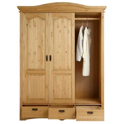 Massivholzmöbel|Massivholz Kleiderschränke*Pharao24 Schiebetürenschrank Delian