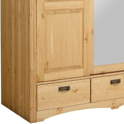 Massivholzmöbel|Massivholz Kleiderschränke*Pharao24 Schiebetürenschrank Delian