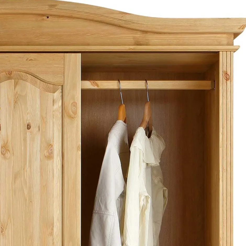 Massivholzmöbel|Massivholz Kleiderschränke*Pharao24 Schiebetürenschrank Delian