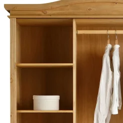 Massivholzmöbel|Massivholz Kleiderschränke*Pharao24 Schiebetürenschrank Delian