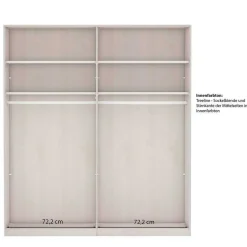 Pharao24 Schiebetürenschrank Dunkelgrau Hierro><noscript><img width=