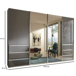 Schiebetürenschränke*Pharao24 Schiebetürenschrank Emrico