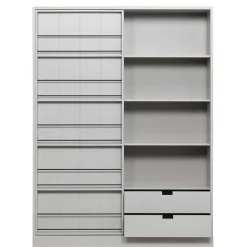 Wohnzimmervitrinen|Massivholz Schränke*Pharao24 Schiebetürenschrank Felda