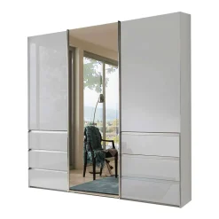 Pharao24 Schiebetürenschrank weiß Geronda> Schiebetürenschränke