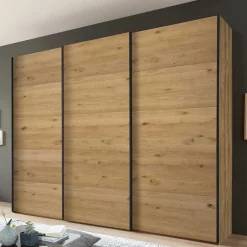 Massivholzmöbel|Massivholz Kleiderschränke*Pharao24 Schiebetürschrank Kosra