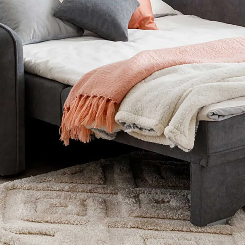 2 Sitzer Sofa*Pharao24 Schlafcouch Josephara