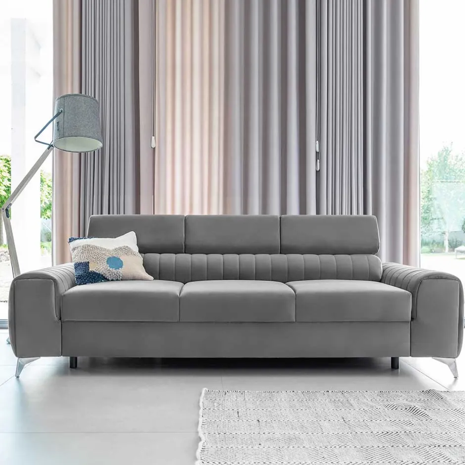 3 Sitzer Sofa*Pharao24 Schlafsofa Emlinah