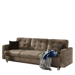 Pharao24 Schlafsofa Melseno> 3 Sitzer Sofa|Schlafsofas