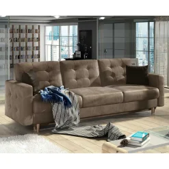 Pharao24 Schlafsofa Melseno> 3 Sitzer Sofa|Schlafsofas