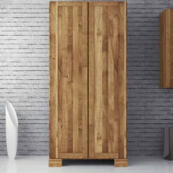 Pharao24 Schlafzimmer Kleiderschrank Sascora> Drehtürenschränke|Massivholz Kleiderschränke