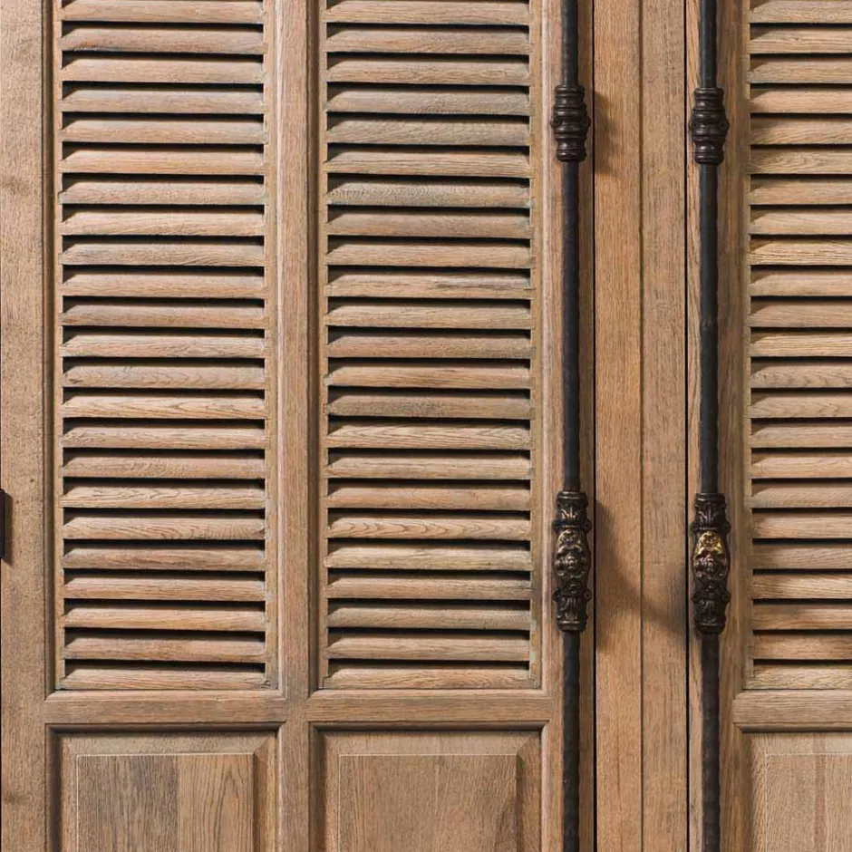 Pharao24 Schlafzimmer Kleiderschrank Runcorn> Massivholz Schränke|Drehtürenschränke