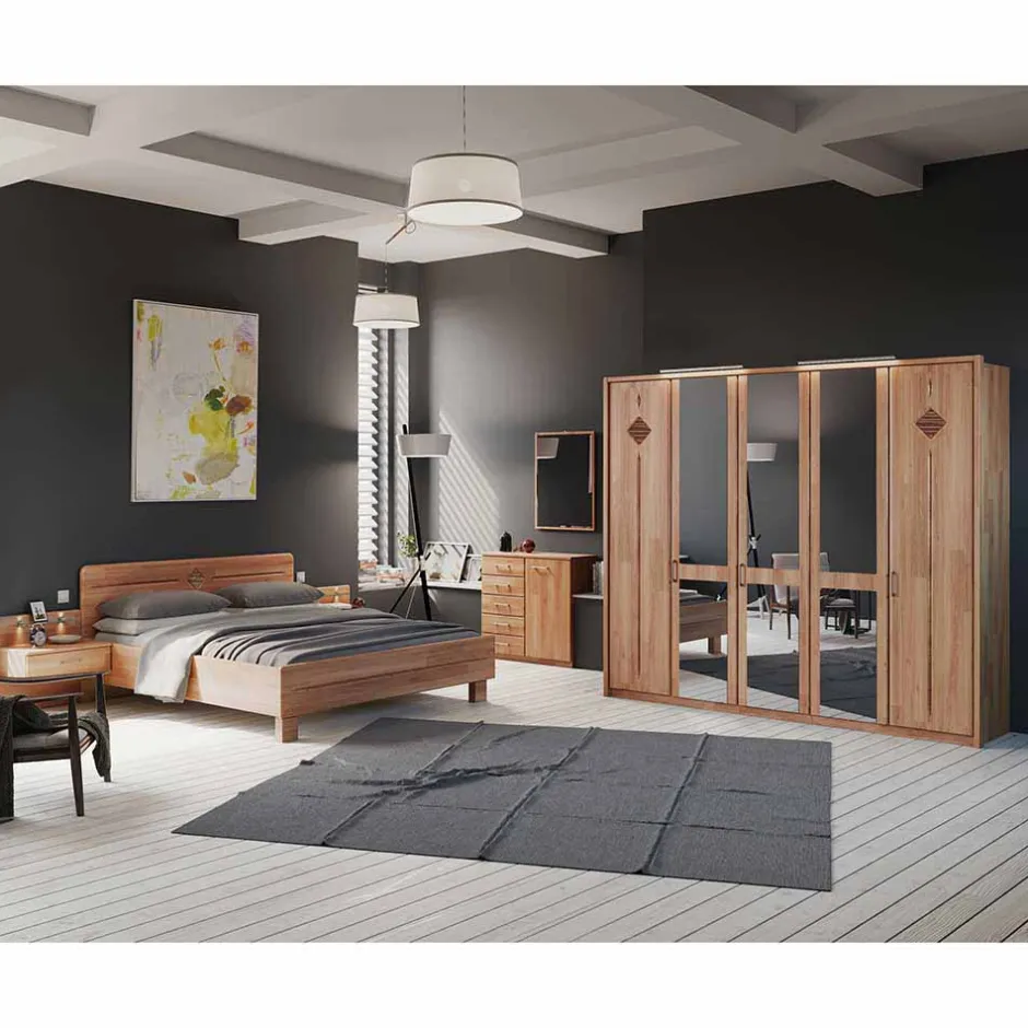 Schlafzimmer Sets*Pharao24 Schlafzimmer Komplettset Crostina