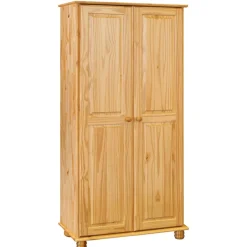 Drehtürenschränke|Massivholz Kleiderschränke*Pharao24 Schlafzimmer Schrank Kiefer Jurentian