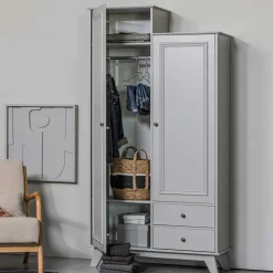 Drehtürenschränke|Massivholz Kleiderschränke*Pharao24 Schlafzimmerkleiderschrank Zenzian