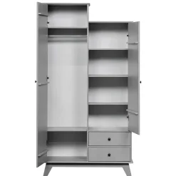 Drehtürenschränke|Massivholz Kleiderschränke*Pharao24 Schlafzimmerkleiderschrank Zenzian