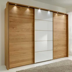 Massivholz Kleiderschränke|Kleiderschränke*Pharao24 Schlafzimmerkleiderschrank Durac