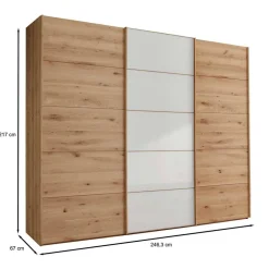 Massivholz Kleiderschränke|Kleiderschränke*Pharao24 Schlafzimmerkleiderschrank Durac