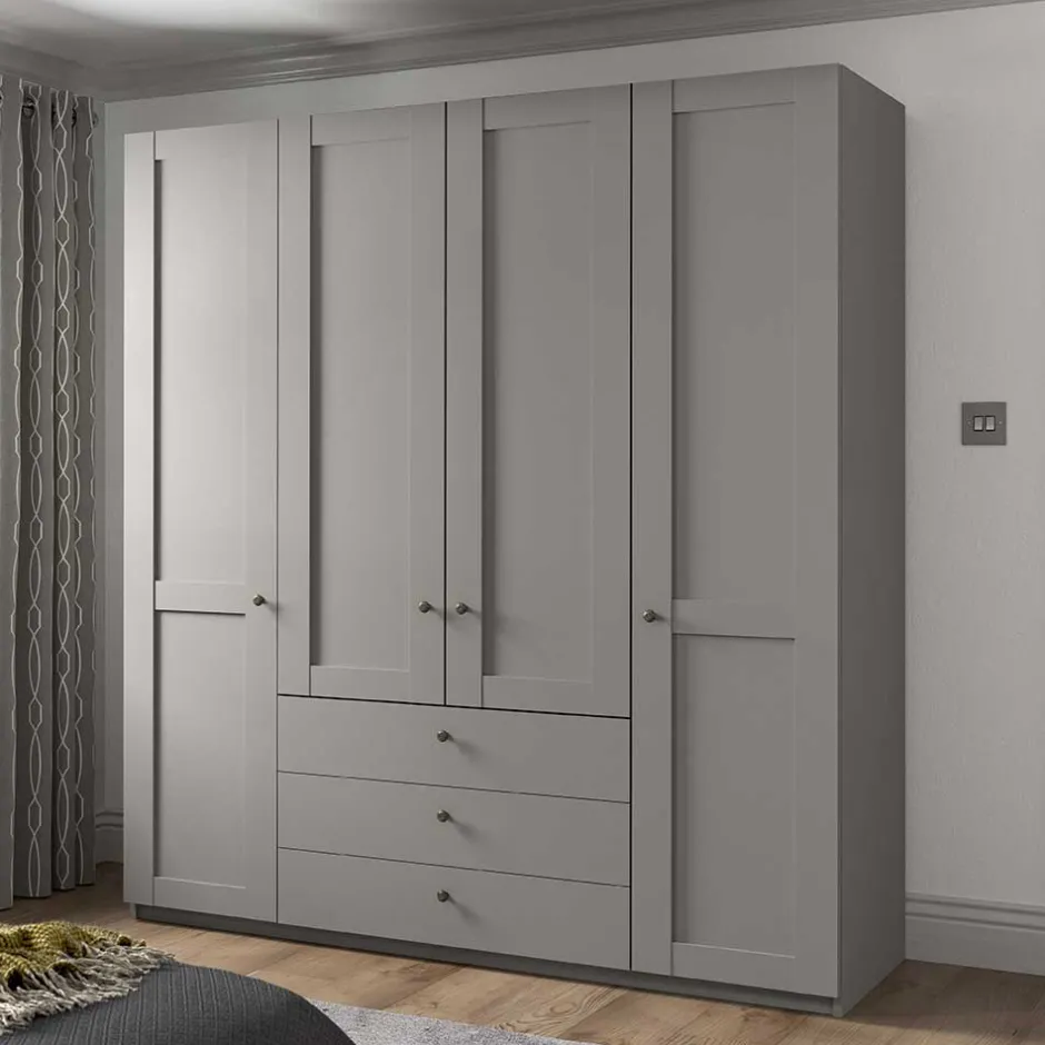 Pharao24 Schlafzimmerkleiderschrank Saconso> Drehtürenschränke|Kleiderschränke