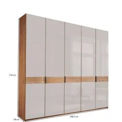 Drehtürenschränke*Pharao24 Schlafzimmerkleiderschrank groß Biancaneve