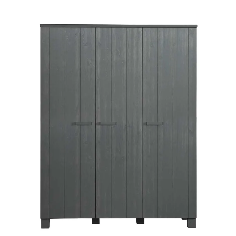 Pharao24 Schlafzimmerkleiderschrank Chalina> Drehtürenschränke|Massivholz Kleiderschränke