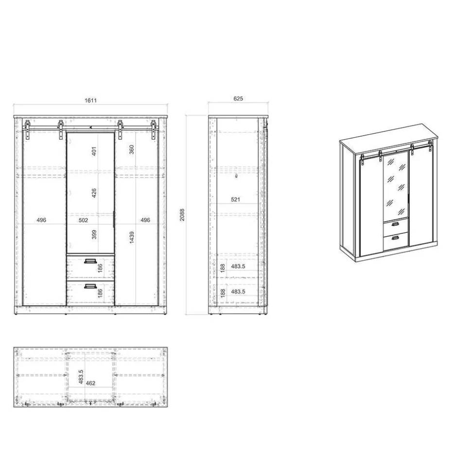 Pharao24 Schlafzimmermöbel Studiana> Schlafzimmer Sets