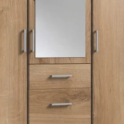 Jugendkleiderschrank|Drehtürenschränke*Pharao24 Schlafzimmerschrank 135 cm Zeanno