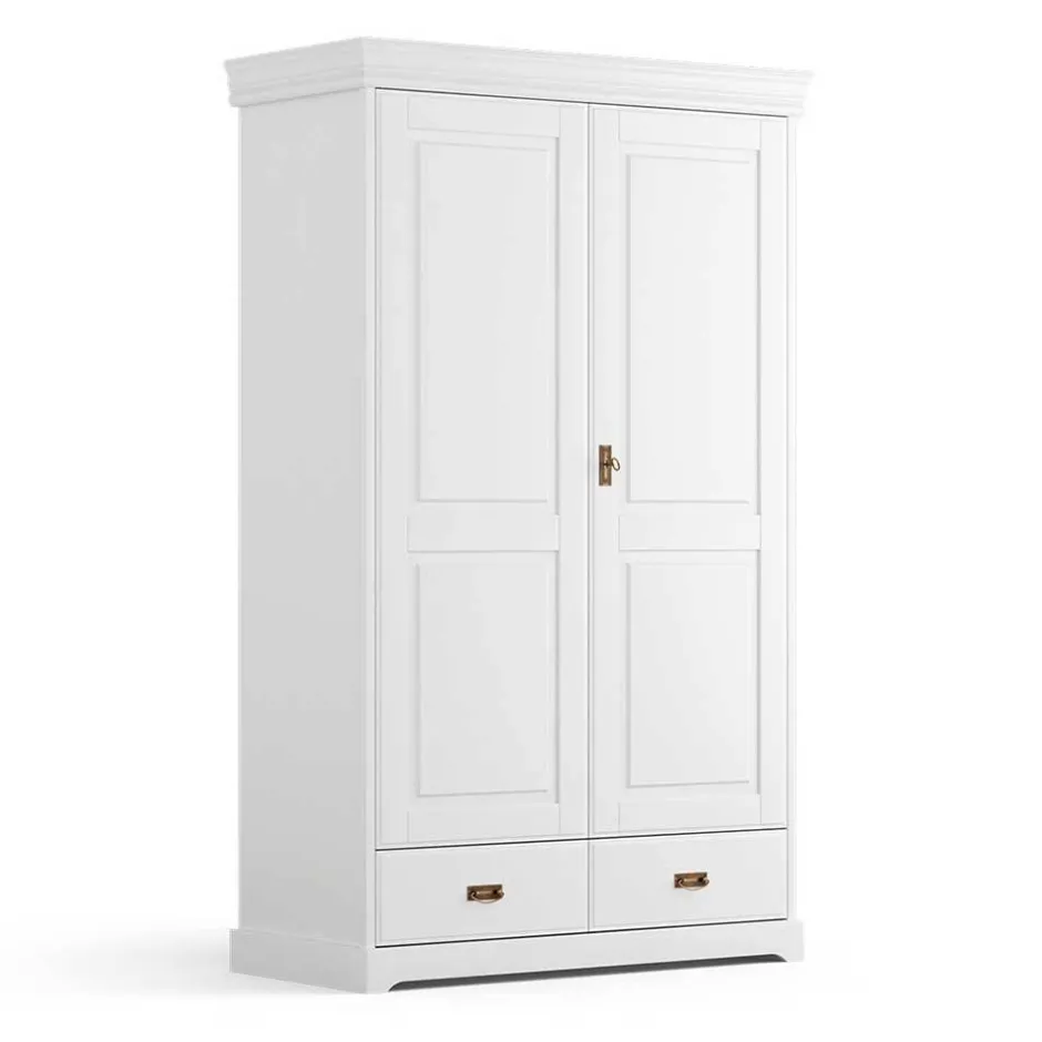 Drehtürenschränke|Massivholz Kleiderschränke*Pharao24 Schlafzimmerschrank Aluko