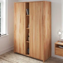 Massivholzmöbel|Drehtürenschränke*Pharao24 Schlafzimmerschrank Bagavano