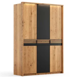 Massivholzmöbel|Drehtürenschränke*Pharao24 Schlafzimmerschrank Bibliana