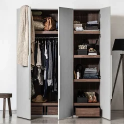 Drehtürenschränke|Kleiderschränke*Pharao24 Schlafzimmerschrank Letizia