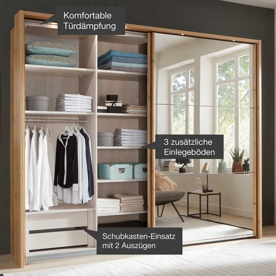Pharao24 Schlafzimmerschrank Olavio> Schiebetürenschränke|Kleiderschränke