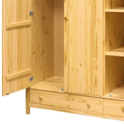 Drehtürenschränke|Massivholz Kleiderschränke*Pharao24 Schlafzimmerschrank Tine