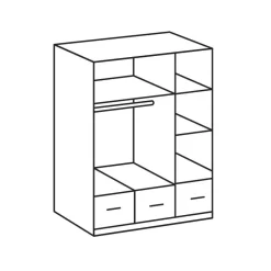 Pharao24 Schlafzimmerschrank Tyago><noscript><img width=